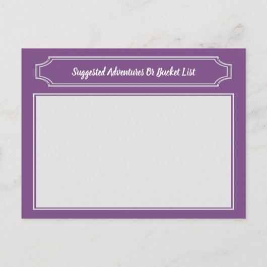 Elegant wenst voor bruid en bruin, huwelijksadvies advieskaart (Achterkant)