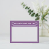 Elegant wenst voor bruid en bruin, huwelijksadvies advieskaart (Staand voorkant)