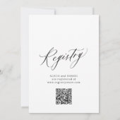 Elegant We're Engaged verlovingsfeest Kaart (Achterkant)