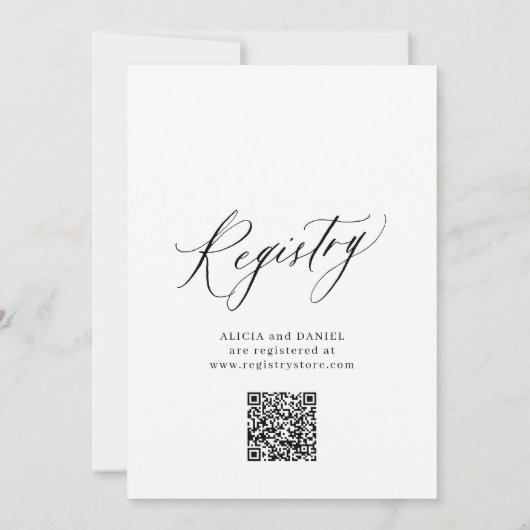 Elegant We're Engaged verlovingsfeest Kaart (Achterkant)