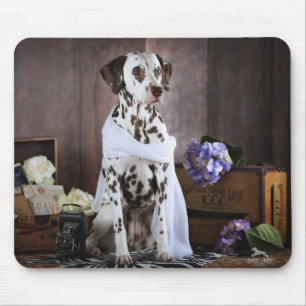Elegant-wereld die Dalmatiaans afreist Muismat