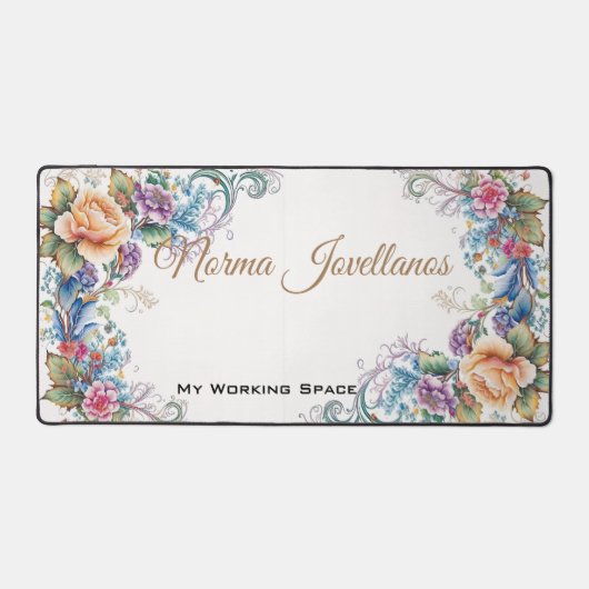 Elegant  werkgebied "Kunst en ambachten" Bureaumat (Voorkant)