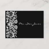 Elegant werveling Visitekaartje (Achterkant)