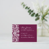 Elegant werveling Visitekaartje (Staand voorkant)