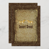 Elegant western paard kaart (Voorkant / Achterkant)