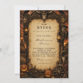 Elegant Westers Halloween-feest Kaart (Voorkant)