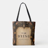 Elegant Westers Halloweenfeest Tote Bag (Achterkant)