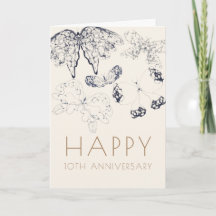 Elegant Whimsical Classic Butterflies Jubileum