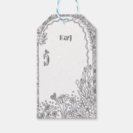Elegant Whimsical Garden Door Wedding Cadeaulabel