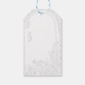 Elegant Whimsical Garden Door Wedding Cadeaulabel (Achterkant)