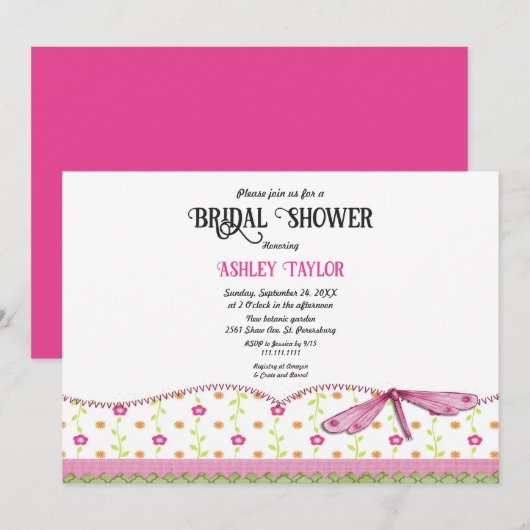 Elegant Whimsical Script Boho Floral Vrijgezellenf Kaart (Voorkant / Achterkant)