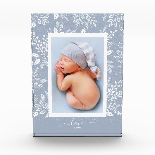 Elegant White Botanicals Fotoblokken (Voorkant)