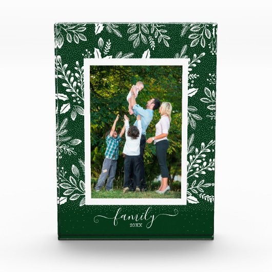 Elegant White Botanicals Fotoblokken (Voorkant)