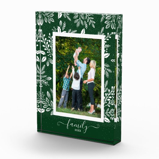 Elegant White Botanicals Fotoblokken (Rechts)