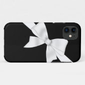 Elegant White Bow Case-Mate iPhone Case (Achterkant (horizontaal))