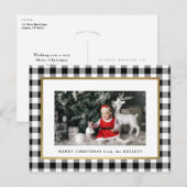 Elegant White Buffalo Pset Photo Briefkaart (Voorkant / Achterkant)