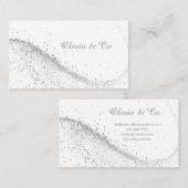 Elegant White Business Card Visitekaartje (Voorkant / Achterkant)