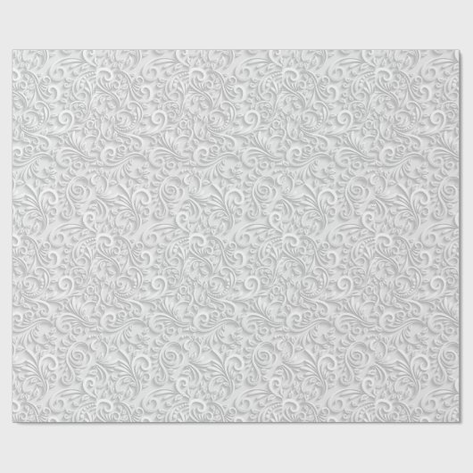 Elegant White Cadeaupapier (Vlak)