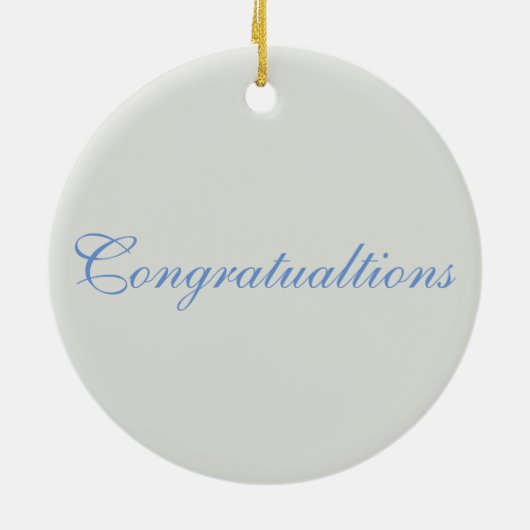 Elegant White Calla Lilies Keramisch Ornament (Achterkant)