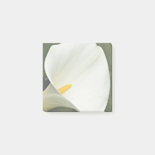 Elegant White Calla Lily Floral Post-it® Notes (Voorkant)