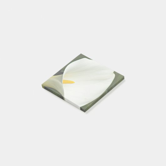 Elegant White Calla Lily Floral Post-it® Notes (Schuin)