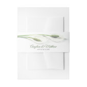 Elegant White Calla Lily Flowers Floral Wedding Uitnodigingen Wikkel (Voorkant Voorbeeld)
