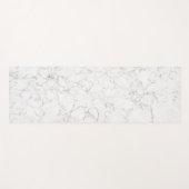 Elegant White Carrara Marble Yogamat (Voorkant (horizontaal))