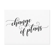 Elegant White Change of Plans Postponed Wedding