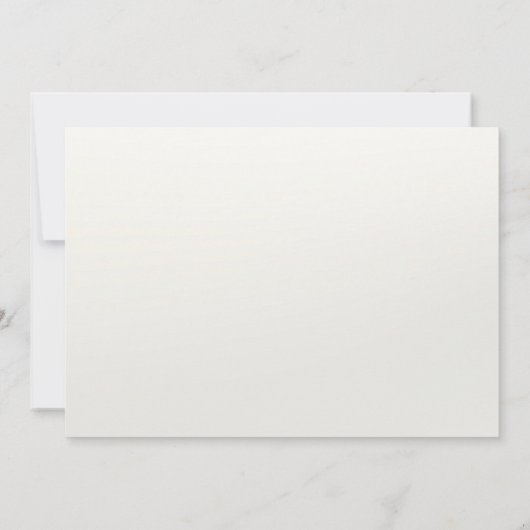 Elegant White Cream Heart Bewaar de datum Save The Date (Achterkant)