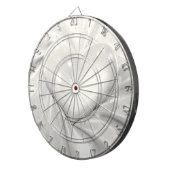 Elegant White Cream Heart Dartboard Dartbord (Voorkant Rechts)