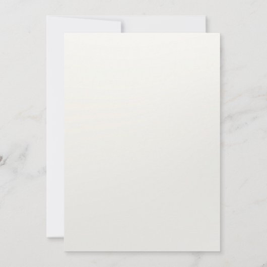 Elegant White Cream Heart Verloving Uitnodiging (Achterkant)