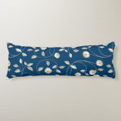 Elegant  White Daisies Chic Bedding Lichaamskussen (Voorkant)