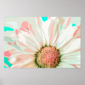 Elegant White Daisy Artwork | POSTER (Voorkant)