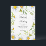 Elegant White Daisy Wedding Invitations Kaart<br><div class="desc">Elegant waterverf witte daisy lijst rond je persoonlijke trouwgegevens. Pas aan zoals nodig. Als u de link "Verder aanpassen" wilt aanpassen,  klikt u op de link "Verdere aanpassingen aanpassen" en gebruikt u het ontwerpgereedschap om wijzigingen aan te brengen. Vele verschillende papieren selecties,  evenals papieren vormen. 100% klanttevredenheid bij "Zazzle"</div>