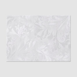 Elegant White Damask Tissuepapier