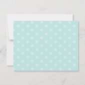 Elegant White Duck Birthday Party Invitations Kaart (Achterkant)