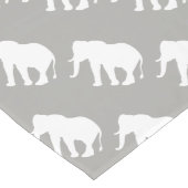 Elegant White Elephans & Grey Lange Tafelloper (Hoek)