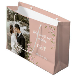 Elegant White en Brown Bohemian Wedding Groot Cadeauzakje