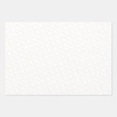 Elegant White en Gold Pattern Wedding Inpakpapier Vel (Voorkant 2)