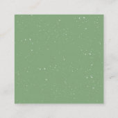 Elegant White en Green Floral Wedding Accommodatie Informatiekaartje (Achterkant)