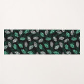 Elegant White en Green Palm Leaves | Yoga Mat (Voorkant (horizontaal))
