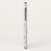 Elegant White en Light Grey  Paisley Pattern Case-Mate iPhone Case (Achterkant/links)