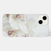 Elegant White en Paarse Orchids Phone Case (Achterkant (horizontaal))