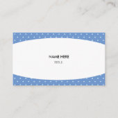 Elegant White en Starry Background Visitekaartje (Voorkant)