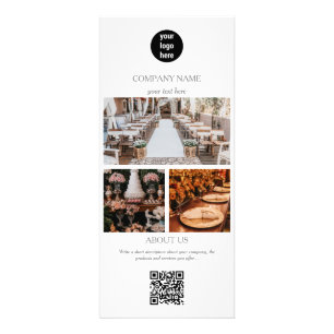 Elegant White Event Planning Business 3 Foto's Reclamekaart