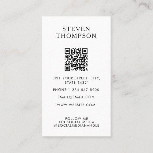 Elegant White Event Planning Business 3 Foto's Visitekaartje (Achterkant)