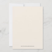 Elegant White Floral Baptism Communauté Invitation Kaart (Achterkant)