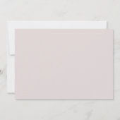 Elegant White Floral Coordinate | Blush Mauve Save The Date (Achterkant)