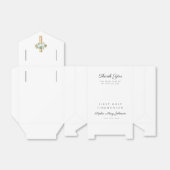 Elegant White Floral First Community Bedankdoosjes (Uitgevouwen)