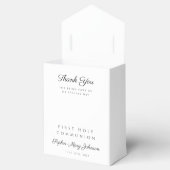 Elegant White Floral First Community Bedankdoosjes (Geopend)